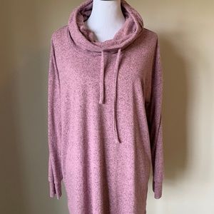 Motherhood Maternity Cowl-neck tunic sweater